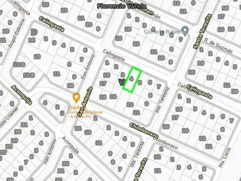 Terreno en Venta de 367,0 m2