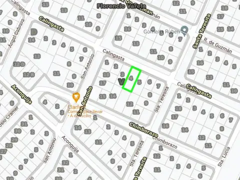 Terreno en Venta de 367,0 m2