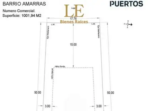 Terreno en Venta en Puertos, USD 185.000