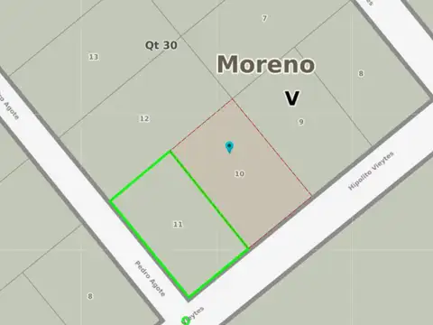 Terreno en Venta 35  mts Frente