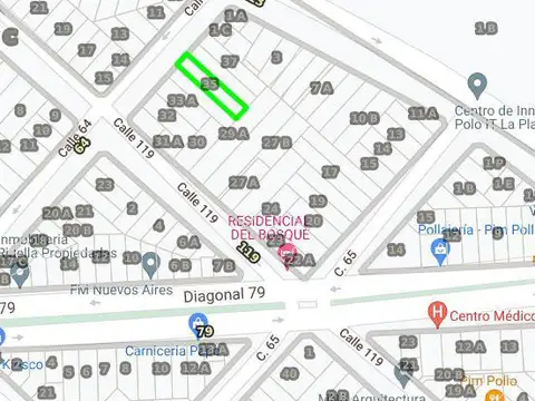 64 e/ 119 y Diagonal 113