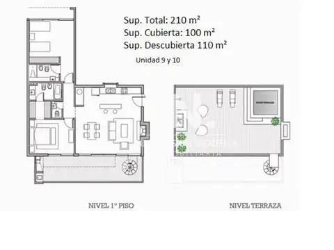 Vende apartamento de 2 dormitorios con terraza en Punta Ballena.