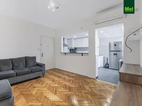 Departamento 2 ambientes reciclado a nuevo