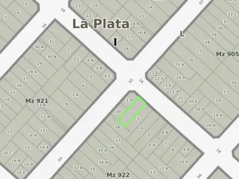 Terreno en Venta en La Plata, USD 110.000