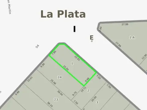 Terreno en Venta en La Plata, USD 260.000