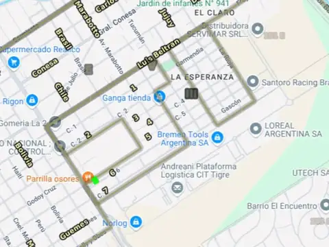 Terreno en Venta de 594,0 m2