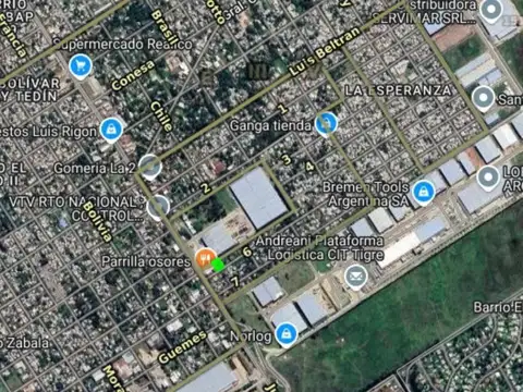 6 e/ Avenida Juan Domingo Perón y Chile