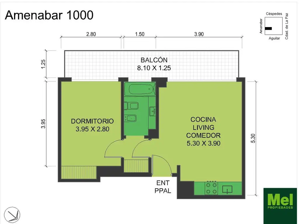 Amenabar 1085 de 14 Unidades en Belgrano