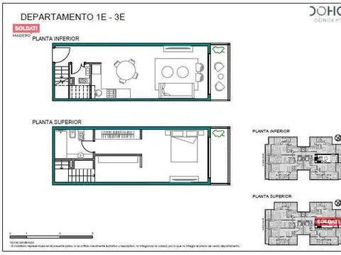 Departamento en Venta con 1 cocheras