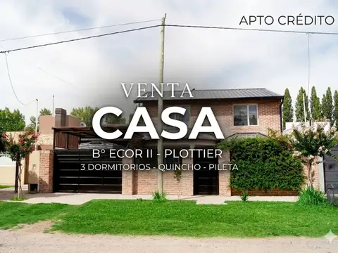 VENTA CASA 3 DORMITORIOS | ECOR II | PLOTTIER