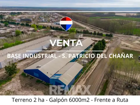 Venta de galpón industrial en chañar