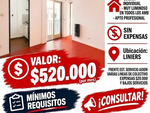 2 Amb Economico Bajas Expensas
