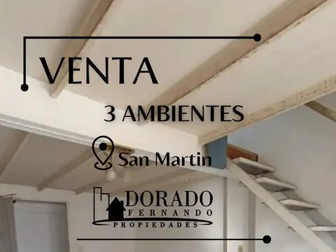 3 AMBIENTES EN 1ª PISO