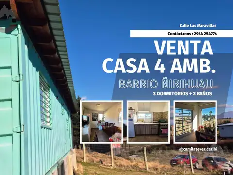 Oportunidad en Cerro Leones | Casa 3 Dormitorios USD 117.000