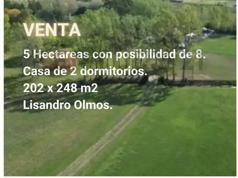Terreno de 5 Ha en venta - Lisandro Olmos, La Plata. Ubicación: Calle 41 e/ 167 y 169