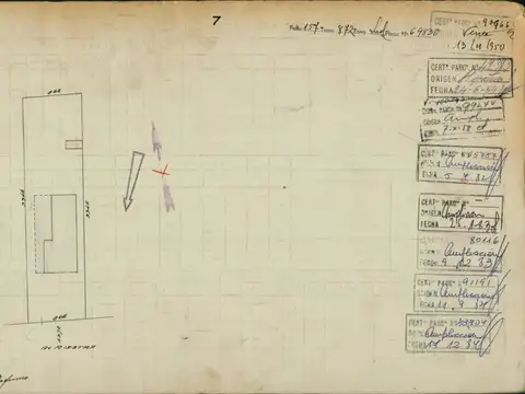 Terreno en Venta 33,50  mts Fondo