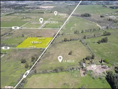 Terreno en Venta 96  mts Frente