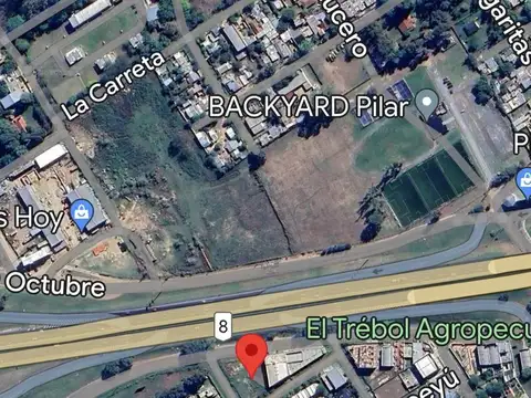 Terreno en  venta en Colectora 12 de oct. Autopista Panamericana Ramal Pilar km 55