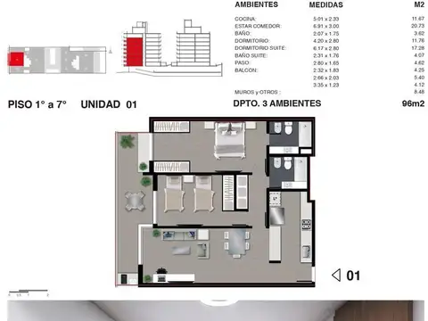 Departamento en Venta en Centro, USD 124.601