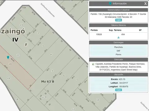 Lote terreno en venta en Ituzaingo Norte