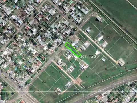 Terreno en venta - 207 mts2 - Manuel B Gonnet