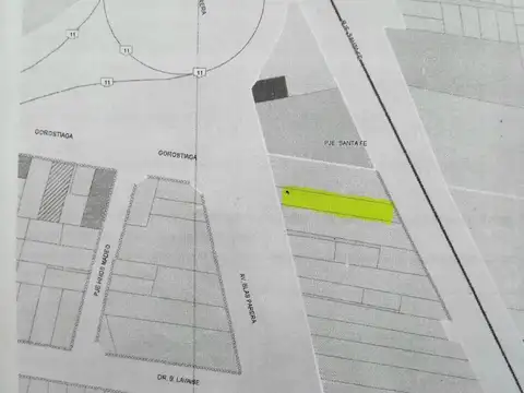 Terreno en Venta 8  mts Frente