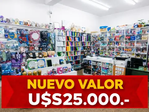 Venta Fondo de Comercio Librería Cotillón Regalos 