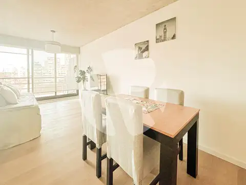Departamento 2 ambientes con 2 baños
