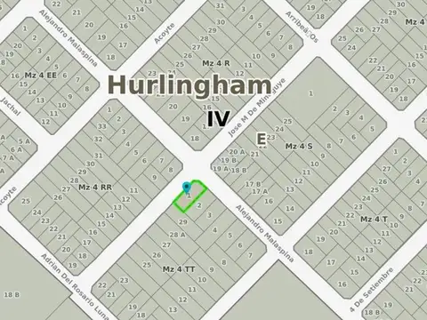 Terreno en Venta en Hurlingham, USD 50.000
