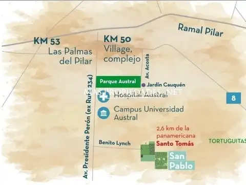 Terreno en Venta en Santo Tomas, USD 66.000