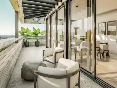 Departamento Monoambiente con 1 baño