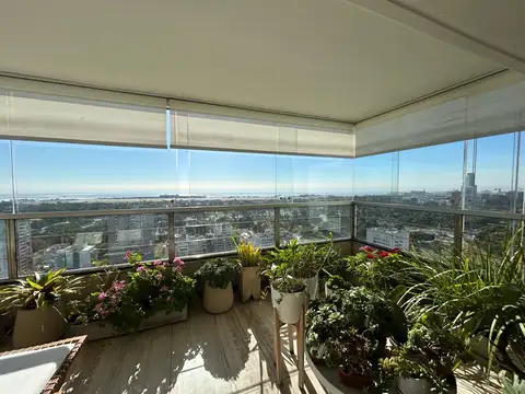 Departamento en Venta - Le Parc Demaría en Palermo - Piso Alto con Vista al Rio y 3 Cocheras