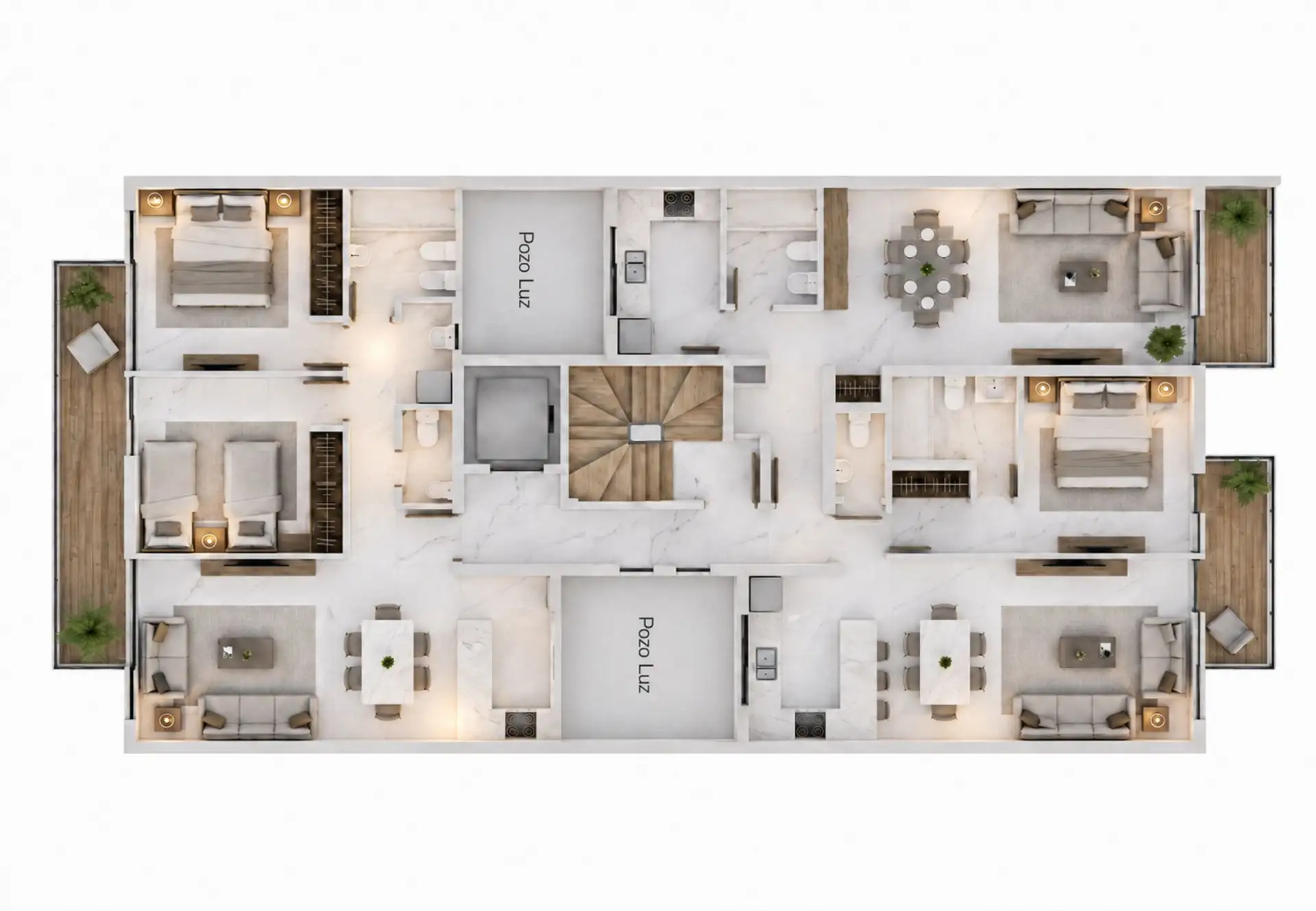 Depto 3 amb, 77m² en construcción con cochera opcional — La Perla Sur