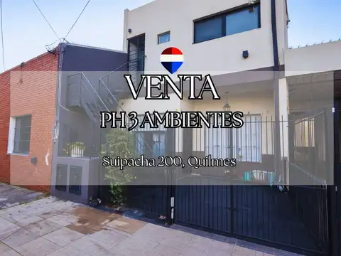 VENTA CASA  PH EN BLOQUE 3 AMBIENTES 
