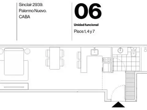 Departamento en Venta al Sur