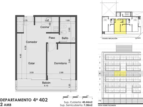 Departamento en Venta al Oeste