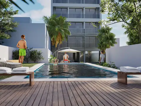 Departamento Monoambiente con 1 baño