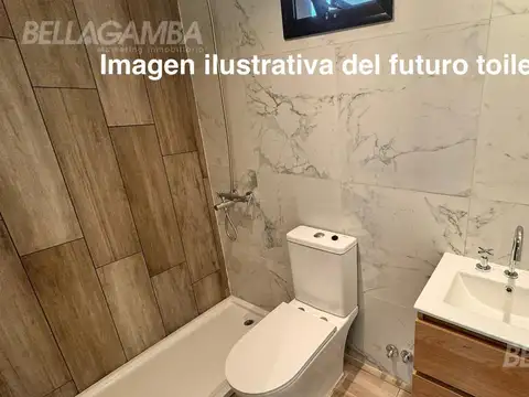 Departamento 3 ambientes con 2 baños
