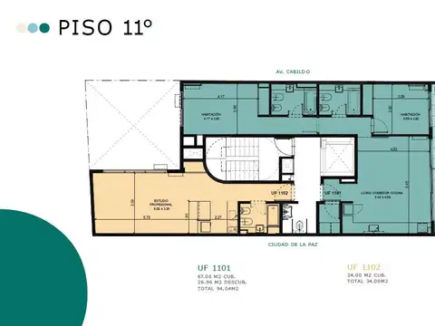 Departamento 3 Amb en Aguilar Point
