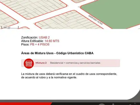 Terreno en Venta en Villa Urquiza, USD 310.000