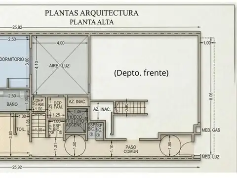 PH 3 amb. en obra. Dúplex frente. Balcón y terraza