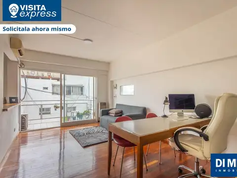 Departamento 2 ambientes con 1 baño