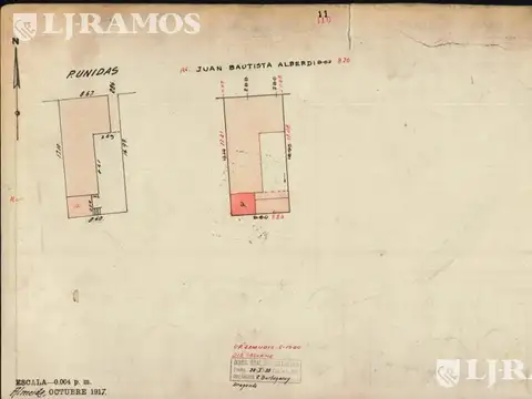 Terreno en Venta 16  mts Fondo