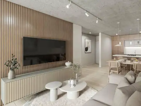 VENTA: Departamento de tres dormitorios con balcón en construcción. Pichincha, Rosario