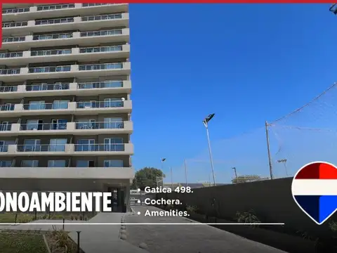 EN ALQUILER Monoambiente con Cochera Gatica 498