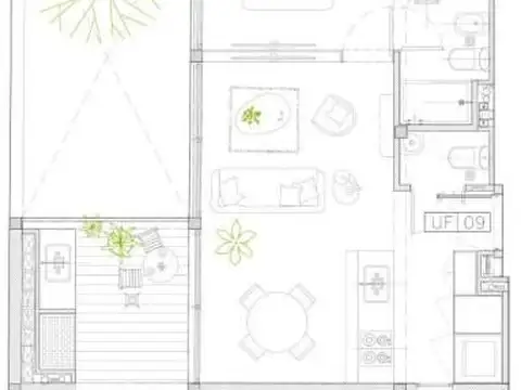 Departamento en Venta de 2 ambientes
