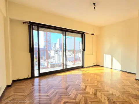 Departamento de 3 ambientes con balcón al contrafrente
