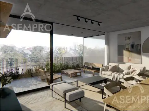Departamento Monoambiente con 2 baños