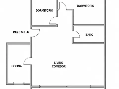 Departamento en Venta de 3 ambientes