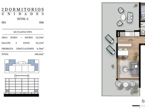 Departamento de 2 dormitorios en venta, financiacion. Beneficios fiscales. 